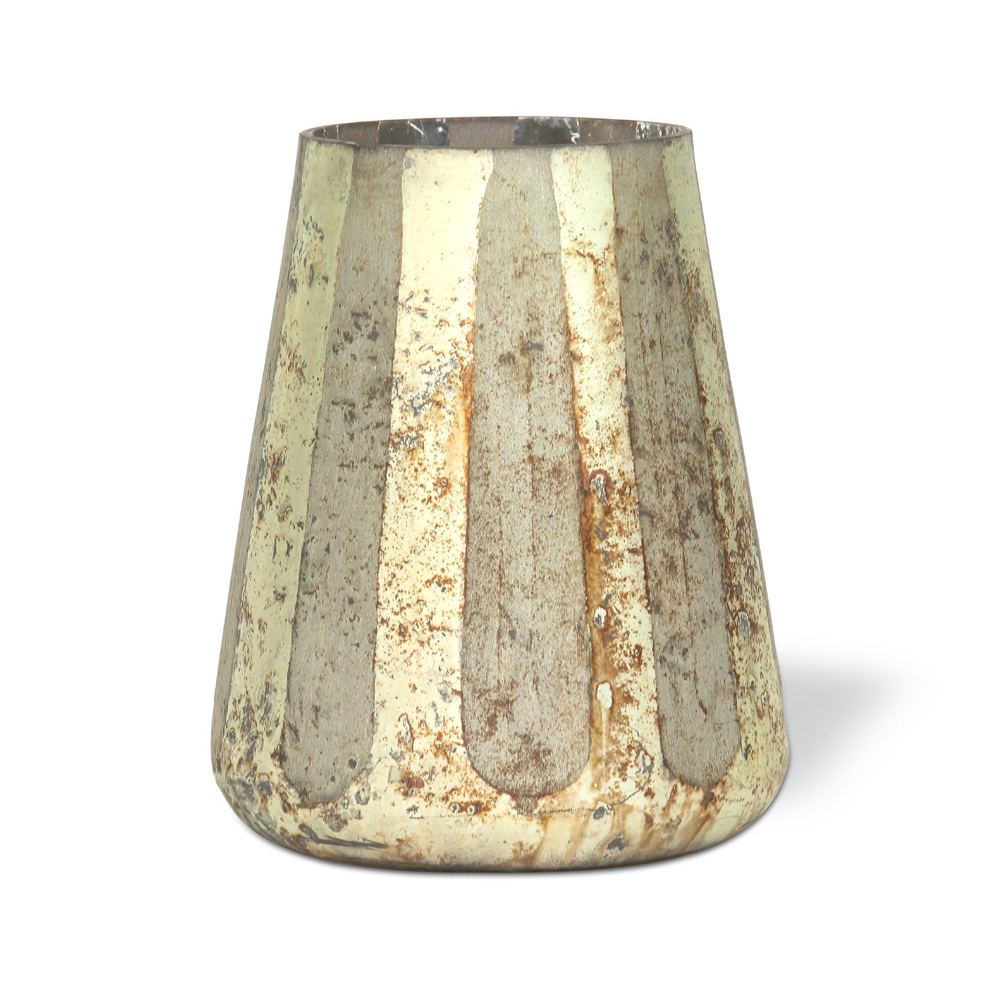 Windlicht 'Aquamarine', grün, Ø 16 cm, H 19 cm von fischer's lagerhaus