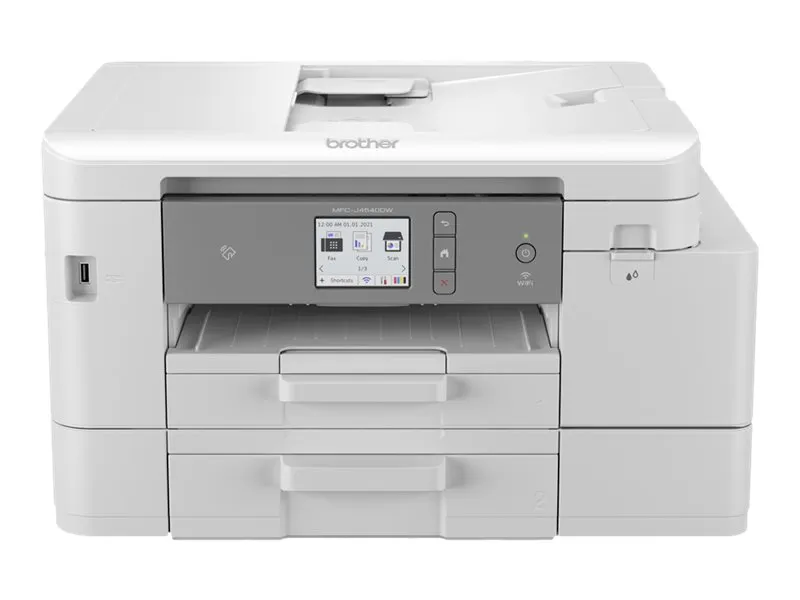 Brother MFC-J4540DWXL - Multifunktionsprinter - farve - blækprinter - A4/Legal (medie) - op til 13 spm (kopiering) - op til 20 spm (udskriver) - 150 ark - 14.4 Kbps - USB 2.0, LAN, Wi-Fi(n), NFC