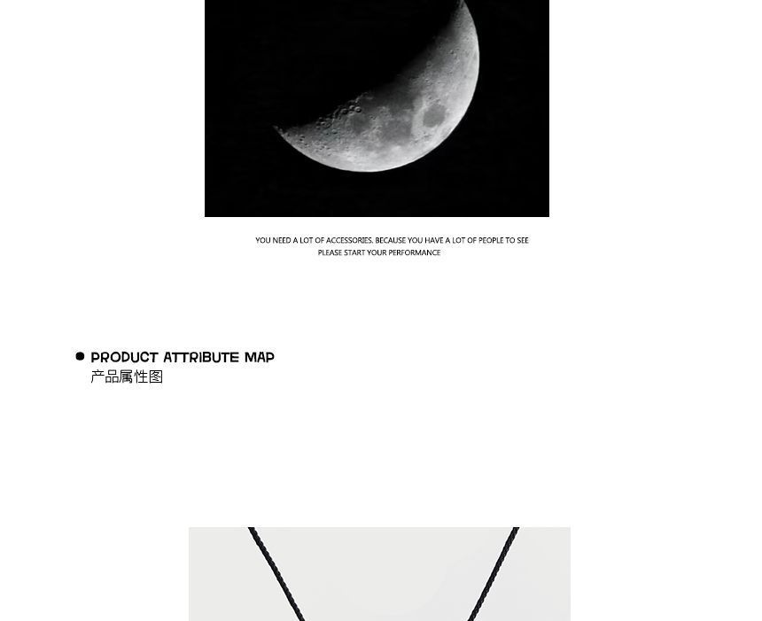 Elnge - Maan Edelsteen Hanger Ketting