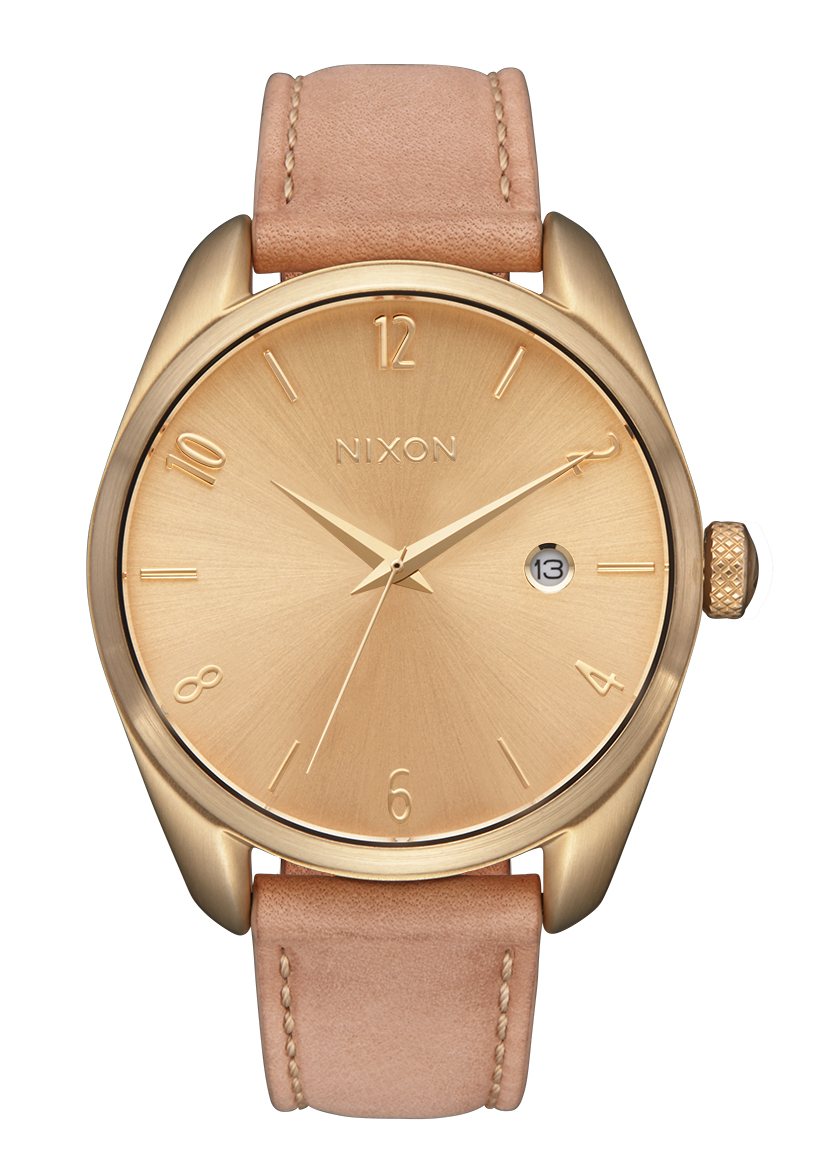 Nixon The Thalia Leather Light Gold / Tan A1343-5085