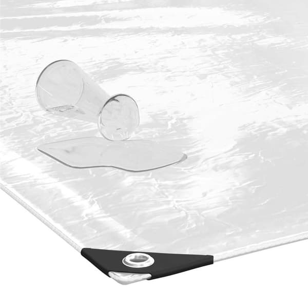 vidaXL Plantedeksel med maljer 1x3 m PVC