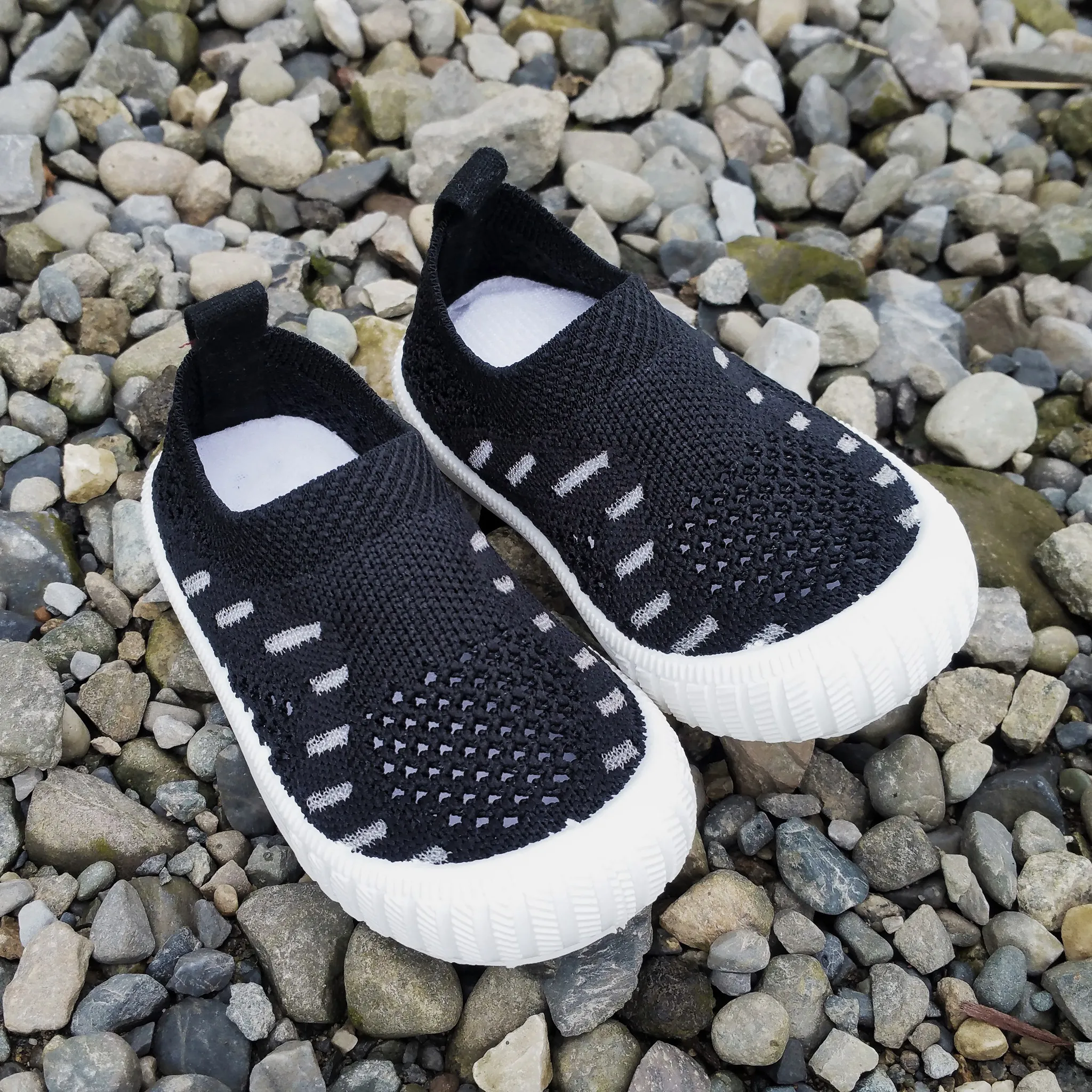 Jan & Jul Soulier Breeze Tricot Noir Pointures 5-8
