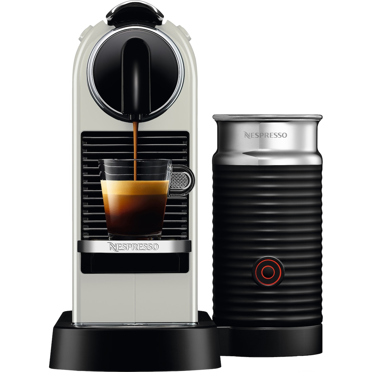 NESPRESSO® CitiZ & Milk kaffemaskin fra DeLonghi, Hvit