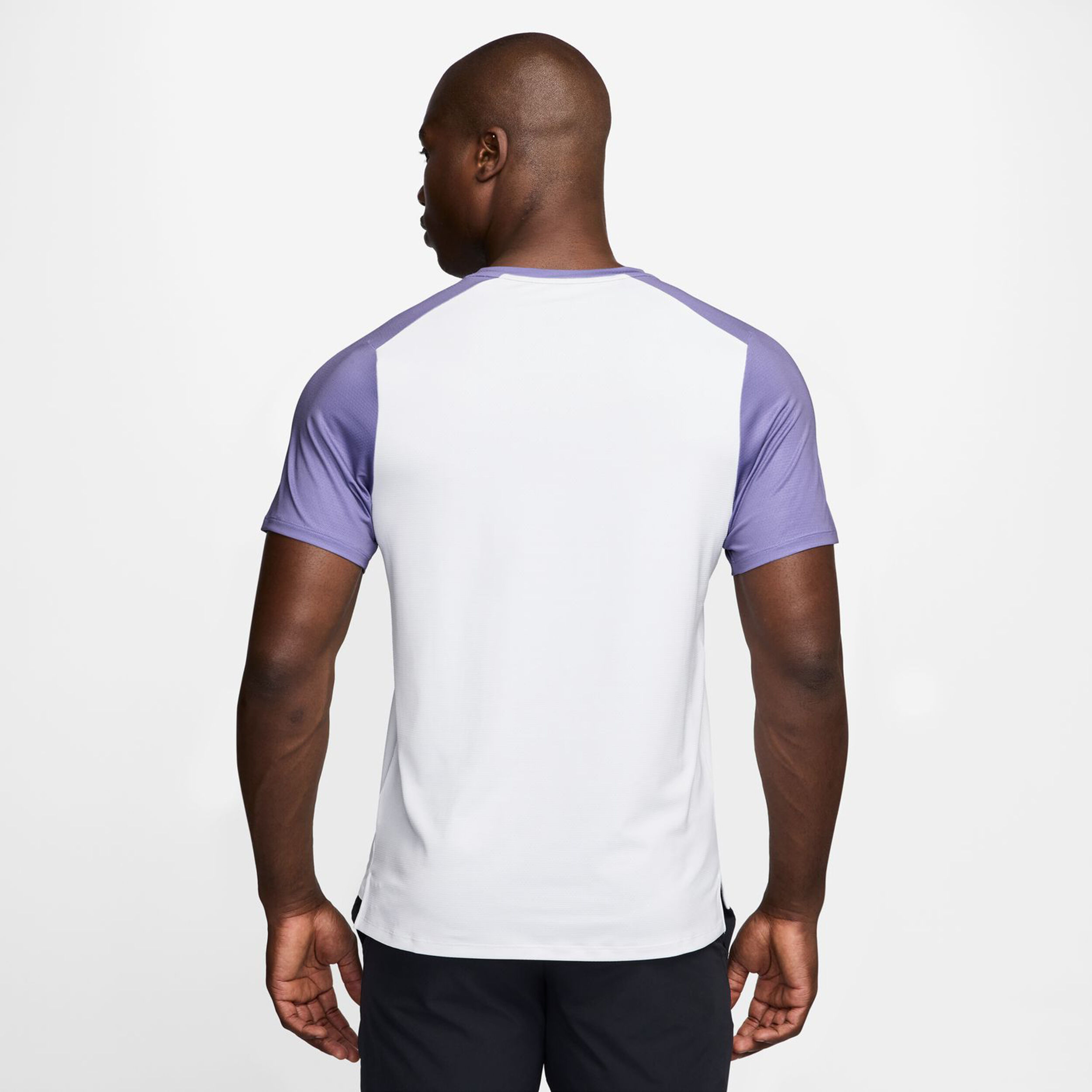 Nike Court Dri-FIT Advantage Print T-shirt Hommes - Lilas