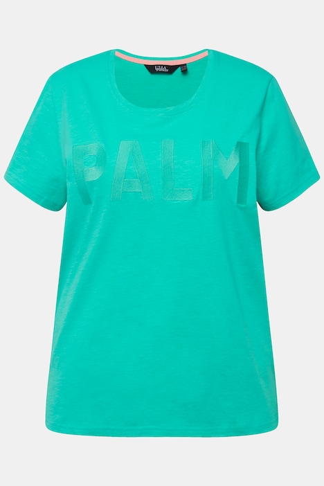 T-Shirt, Stickerei, Regular, Rundhals, Halbarm