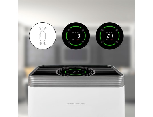 PROFICARE - Lr 3076 purificateur d'air ionisateur filtre hepa capteur ap...