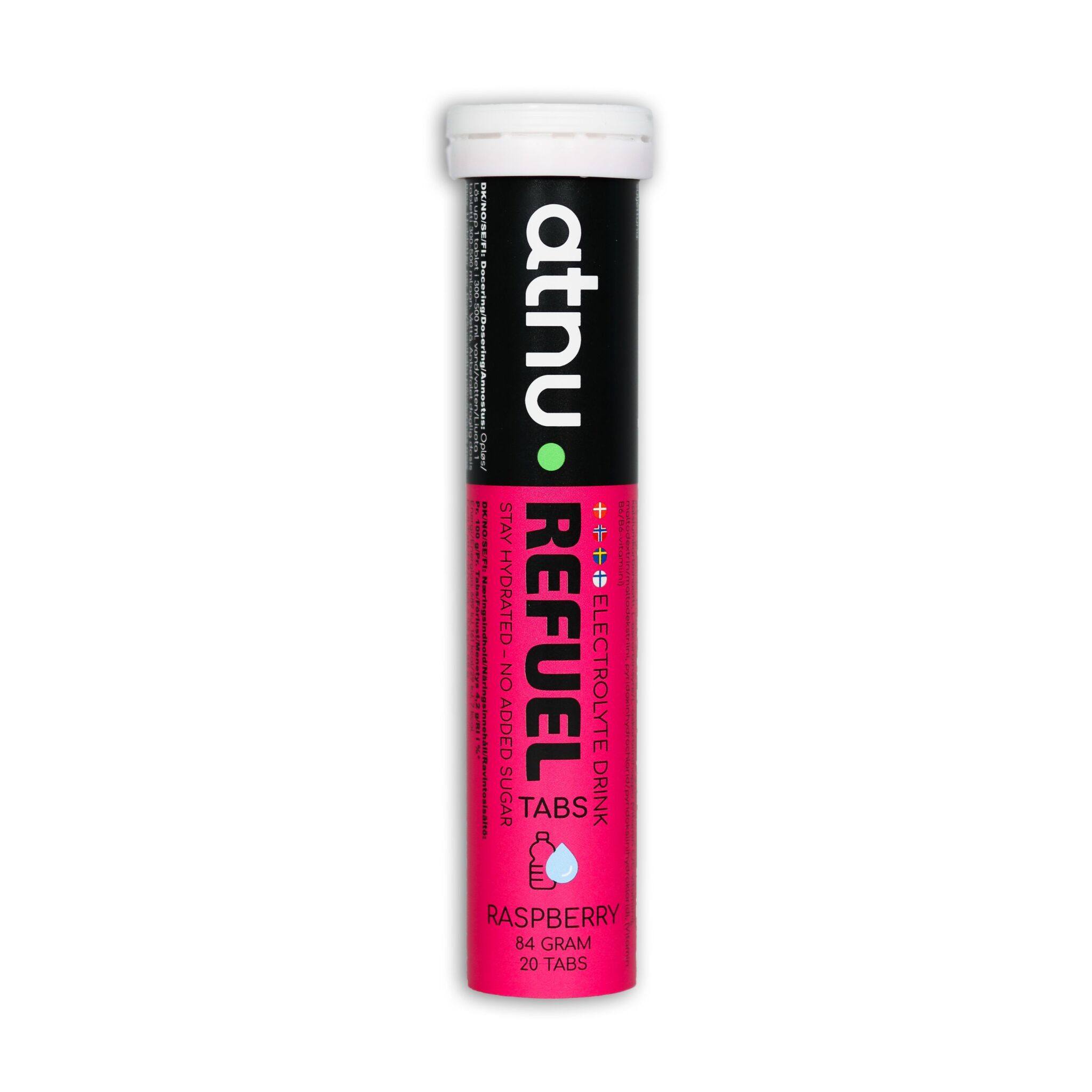 ATNU Refuel elektrolyttabs - Raspberry
