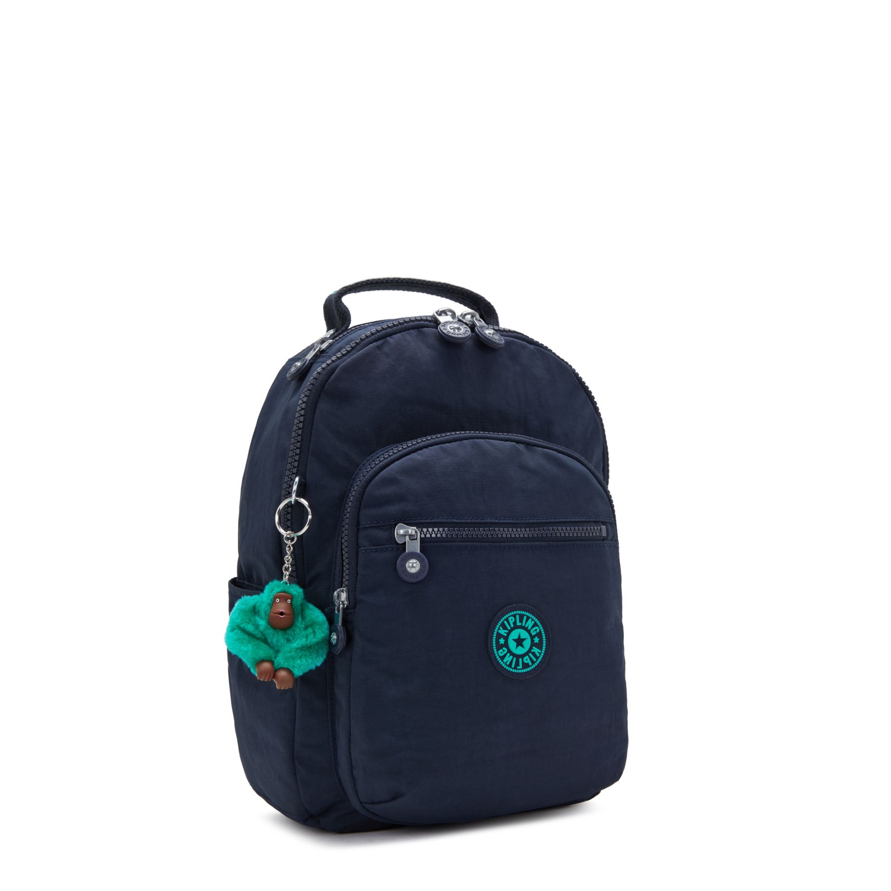 SEOUL S Petit sac à dos avec protection ordinateur - Blue Green Block