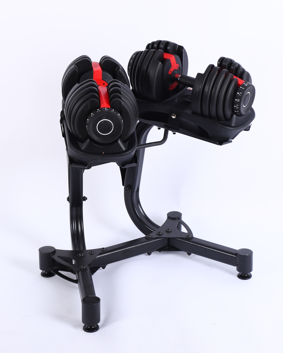 LEVITY Adjustable Dumbbell 24kg (1 stk) + Adjustable Dumbbell Rack