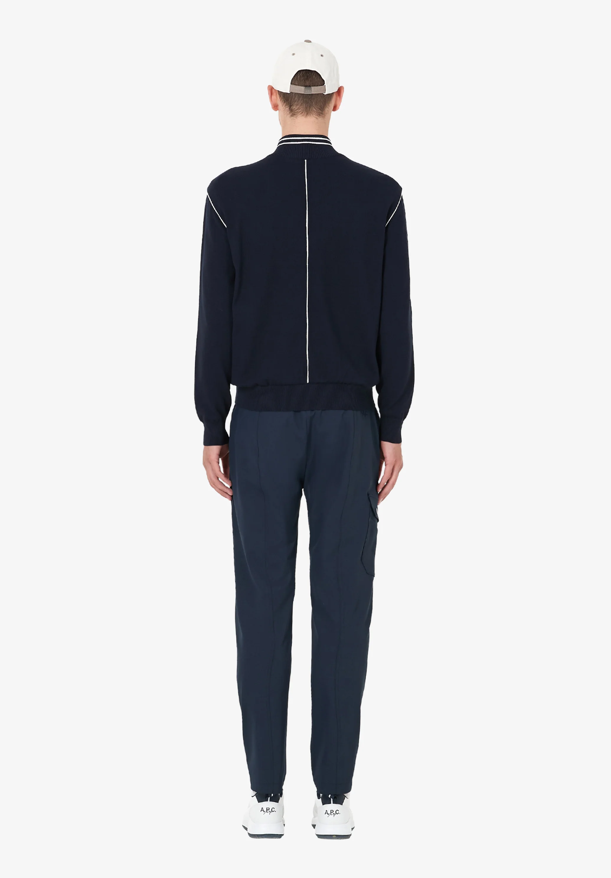 Pull à col camionneur - Dark navy