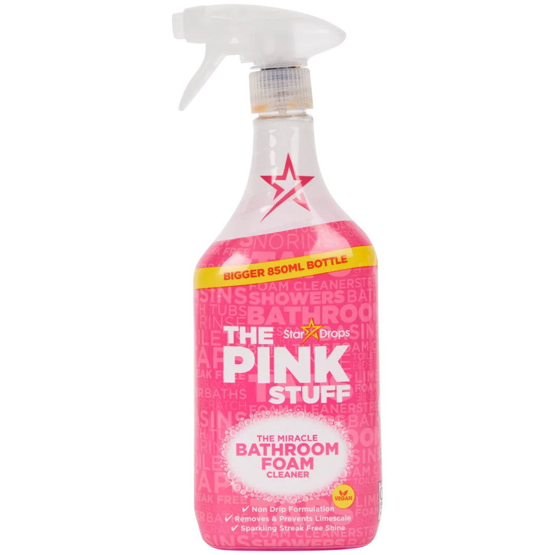 Mousse nettoyante salle de bain The Pink Stuff
