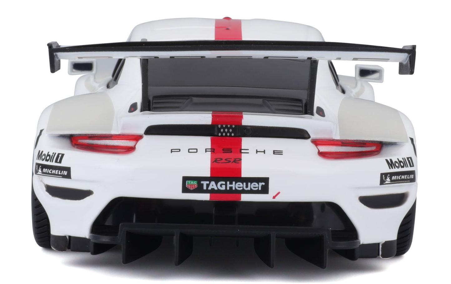 Race Porsche 911 RSR GT Weiss 1:24Sammlermodell im Massstab 1:24