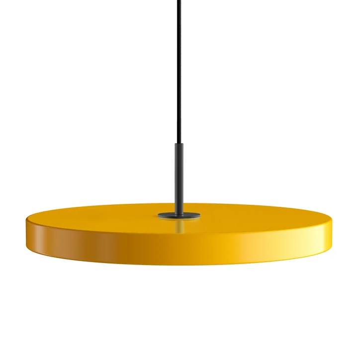 Umage - Asteria LED-Pendelleuchte, schwarz / safrangelb