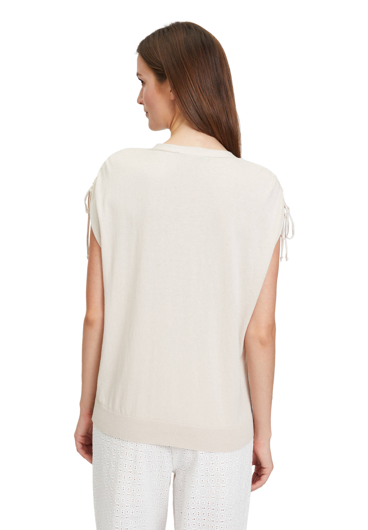 Betty & Co| Damen Feinstrickpullover ohne Arm
