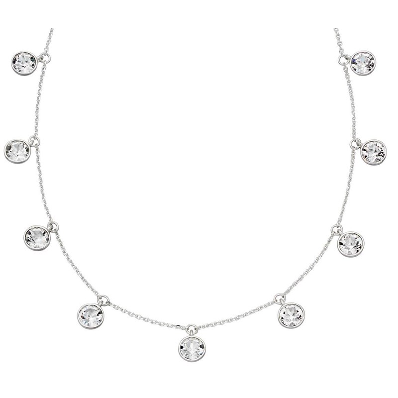 Collier cristal en argent 925/1000