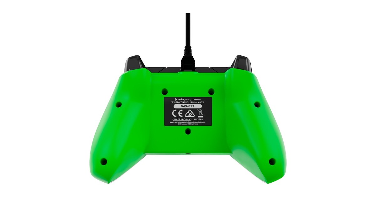 PDPWired Controller - Neon White  (Wit/groen, Xbox Series X|S, Xbox One, PC)