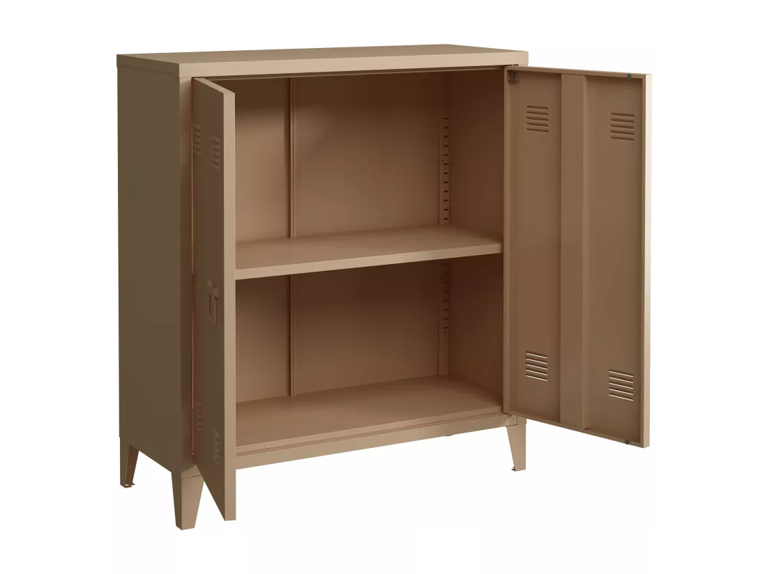 Casier de bureau armoire marron 80 x 33 x 90 cm 03_0006340
