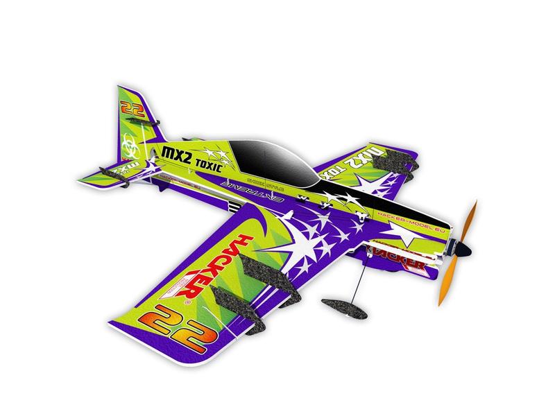 HACKER Model Production Shockflyer MX2 810 mm ARF EPP Akro Modell für 3D Kunstflug