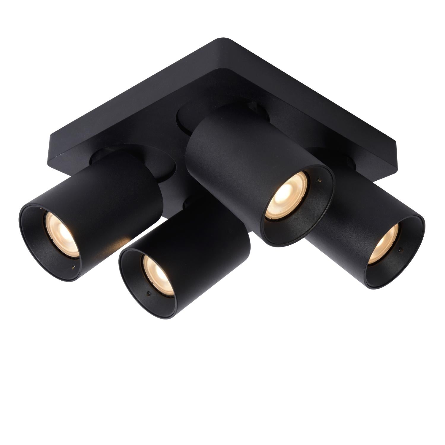 Nigel 4 spot LED zwart