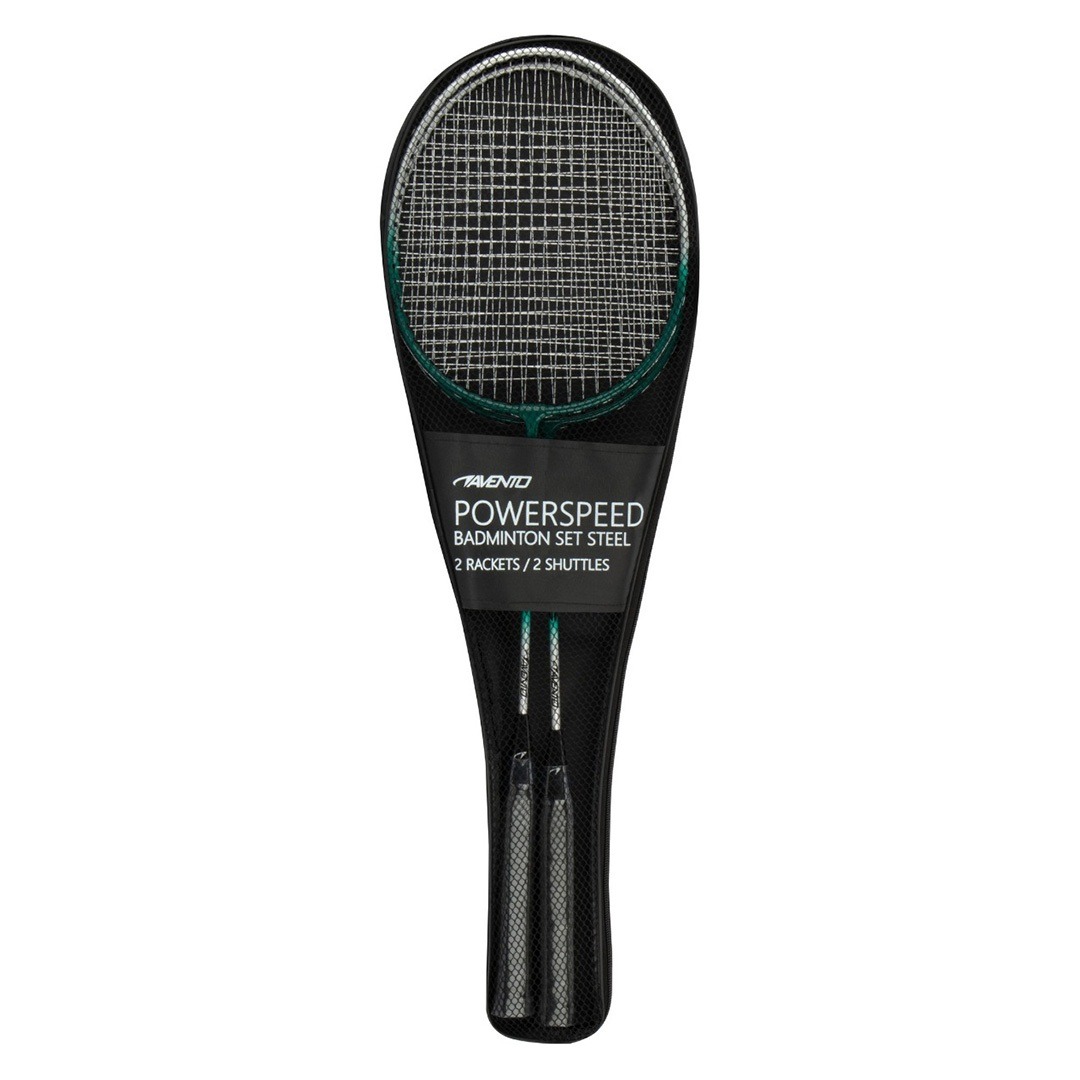 Avento instapmodel badminton set in draagtas