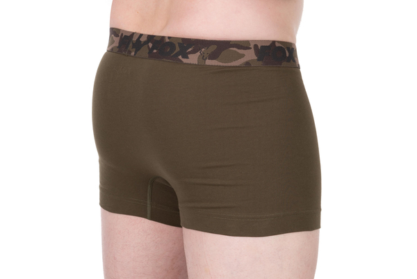 Boxers Fox 2-pack (kaki/noir)