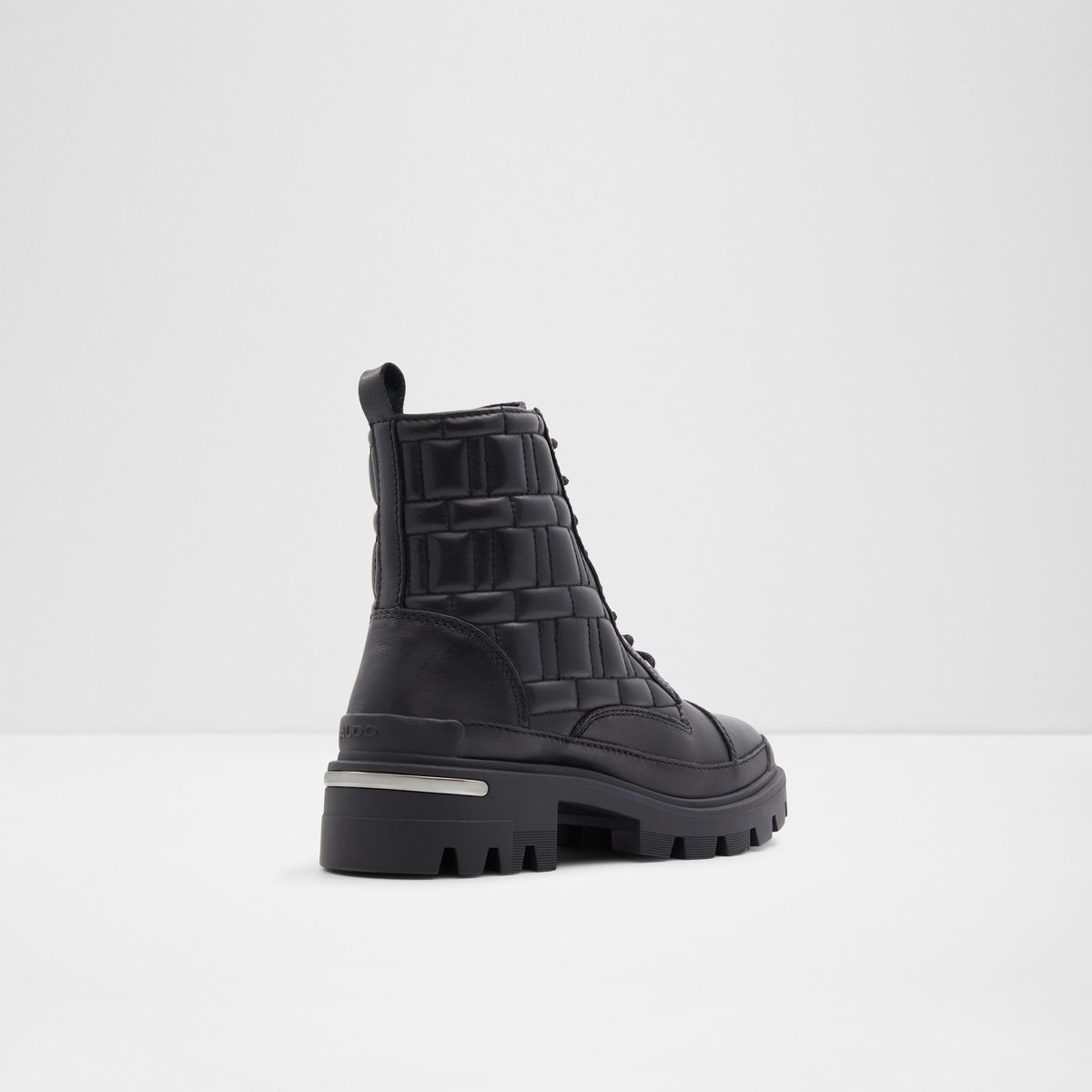 Quilt Black Women Combat boots