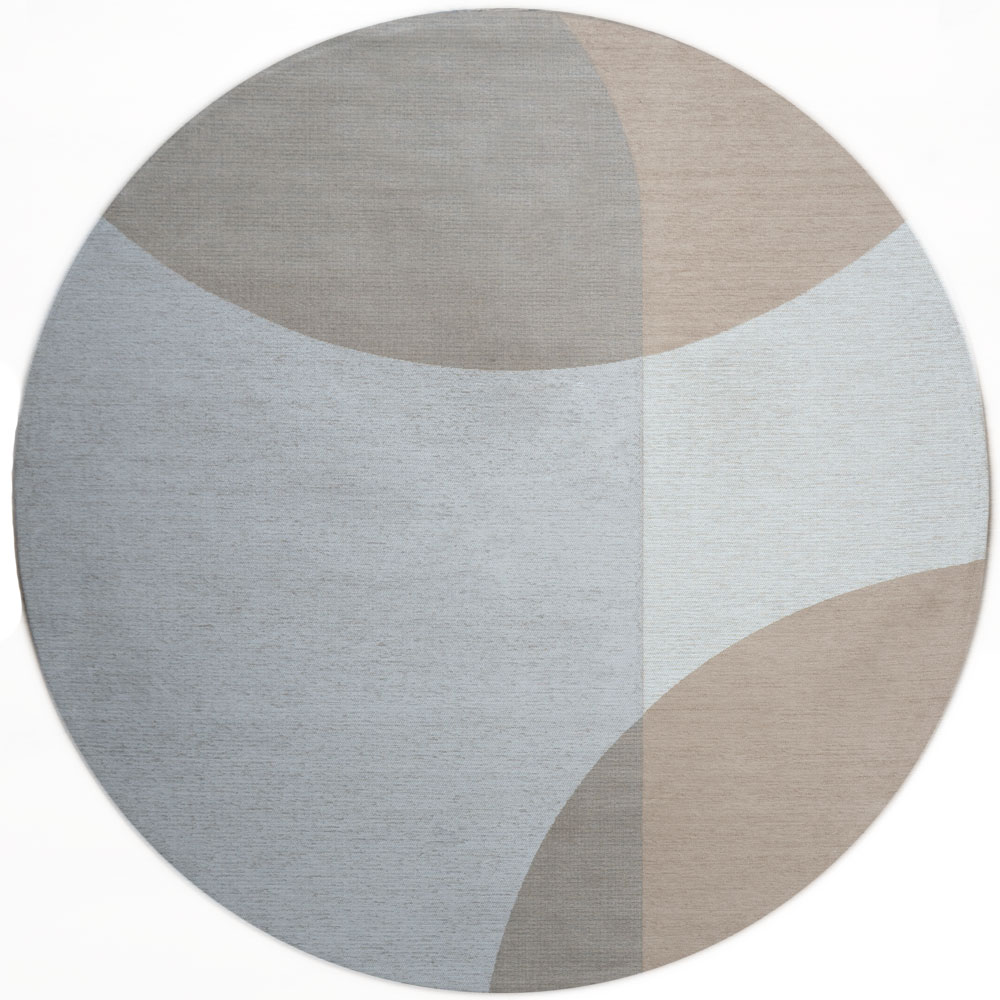 VlVloerkleed Eli Beige ø120 cm