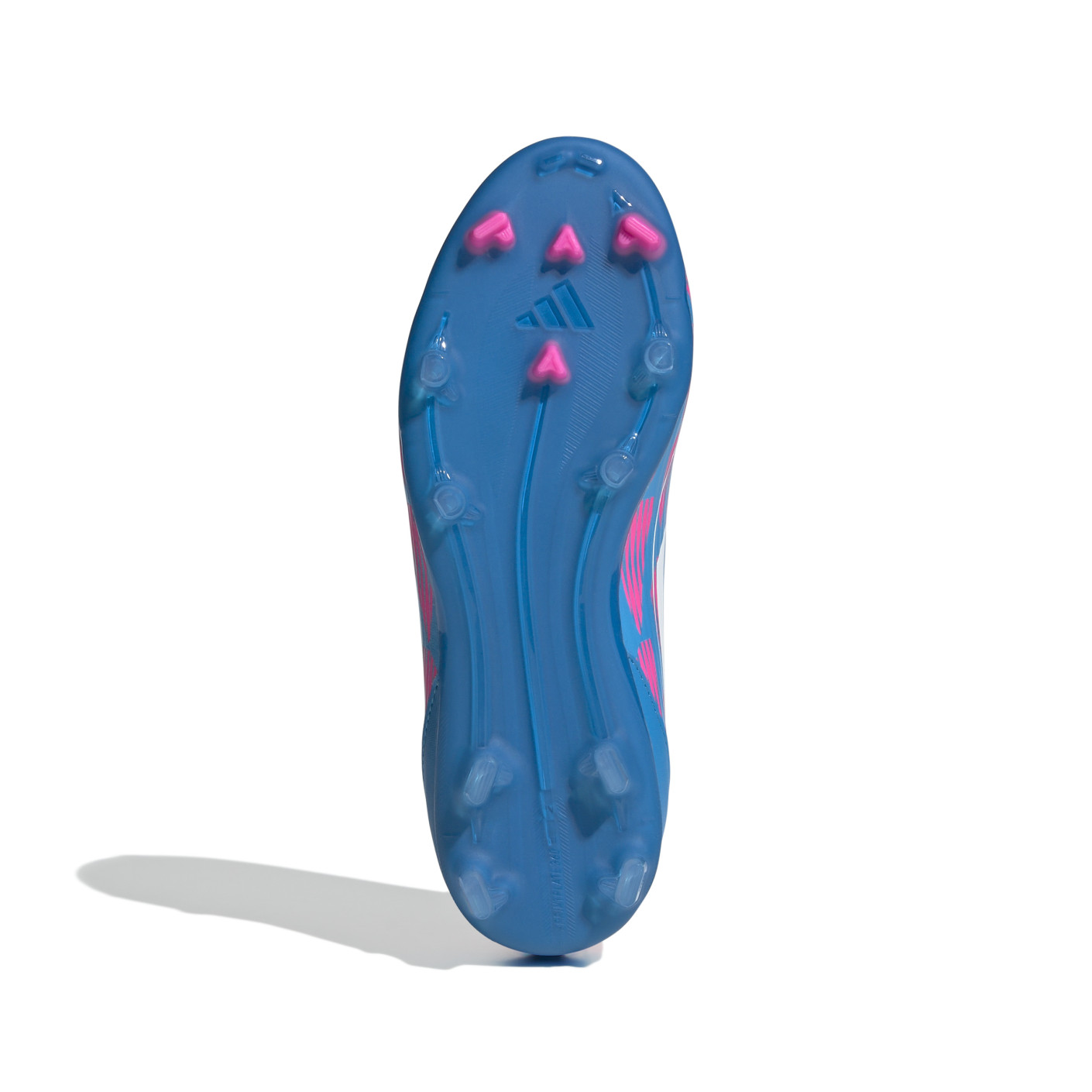 Adidas F50 League Veterloze Gras / Kunstgras Voetbalschoenen (MG) Kids Blauw Roze Wit