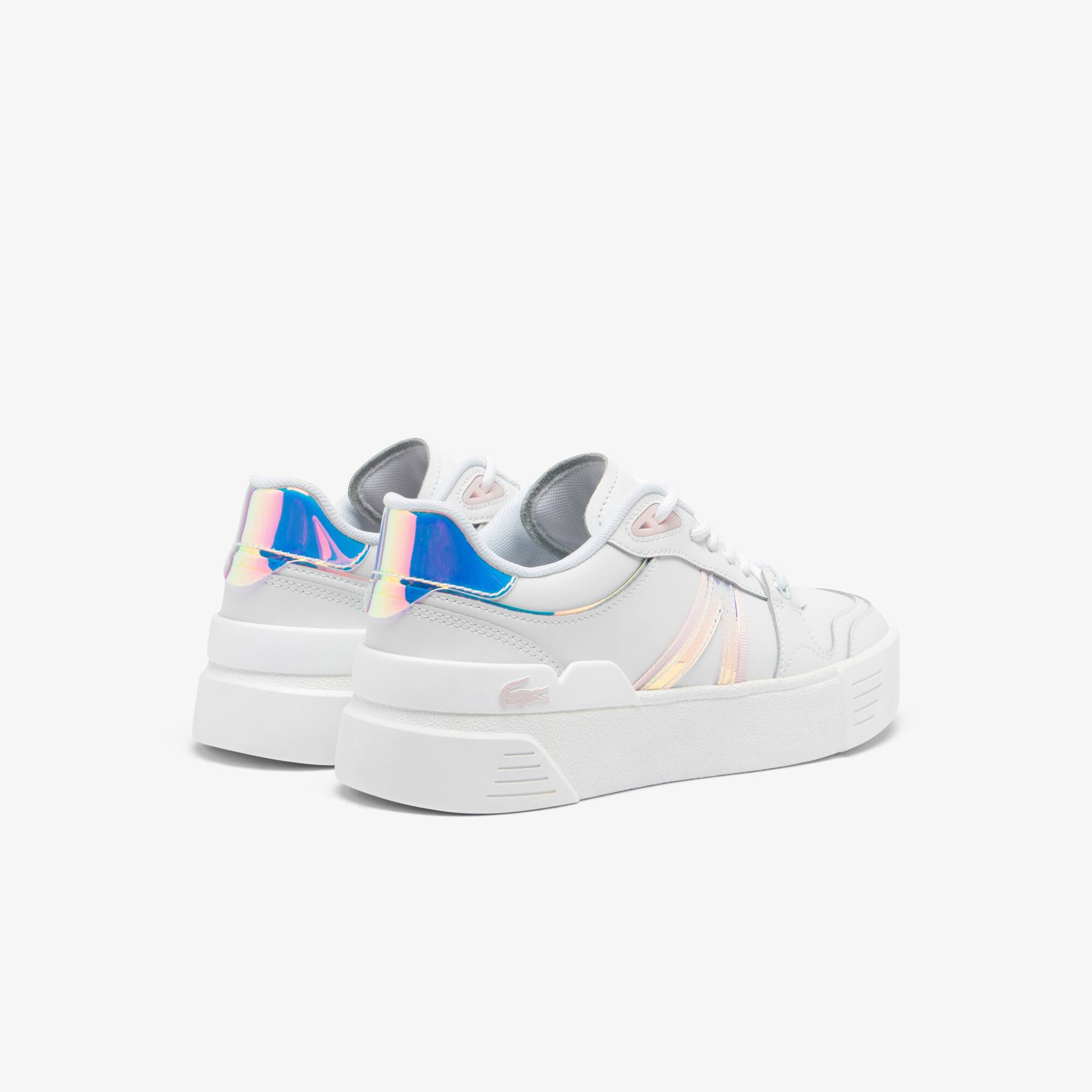 Sneakers L002 Evo femme en cuir holographique Sneakers - Blanc - Lacoste - Femme