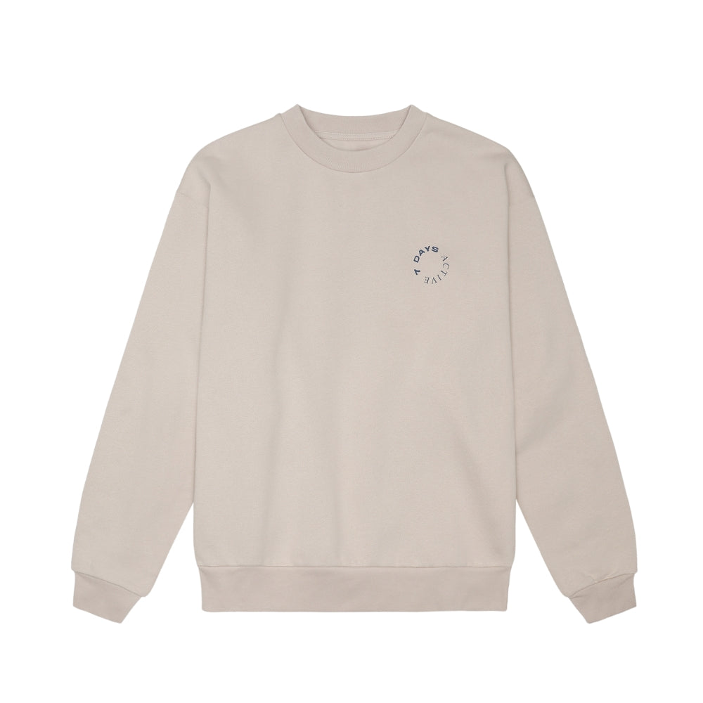 7 DAYS ACTIVE  Organic sweatshirt - Silver Gray
