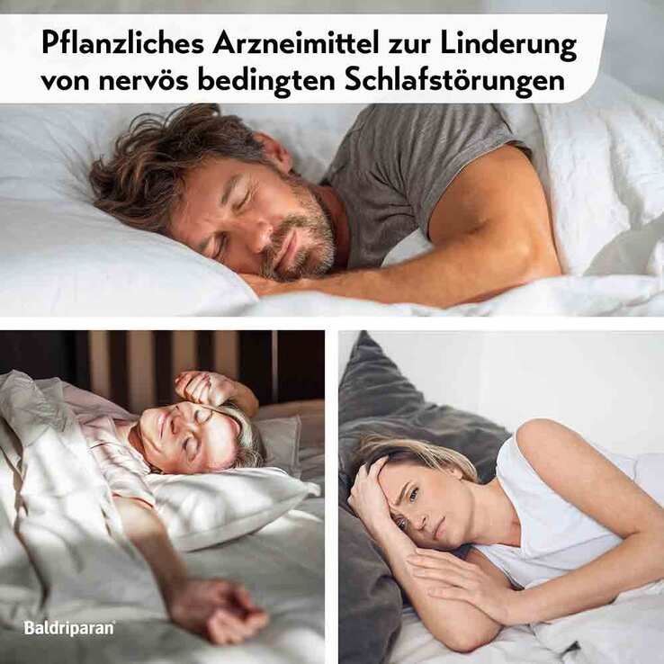 Baldriparan Stark für die Nacht überzogene Tabletten, 60 St