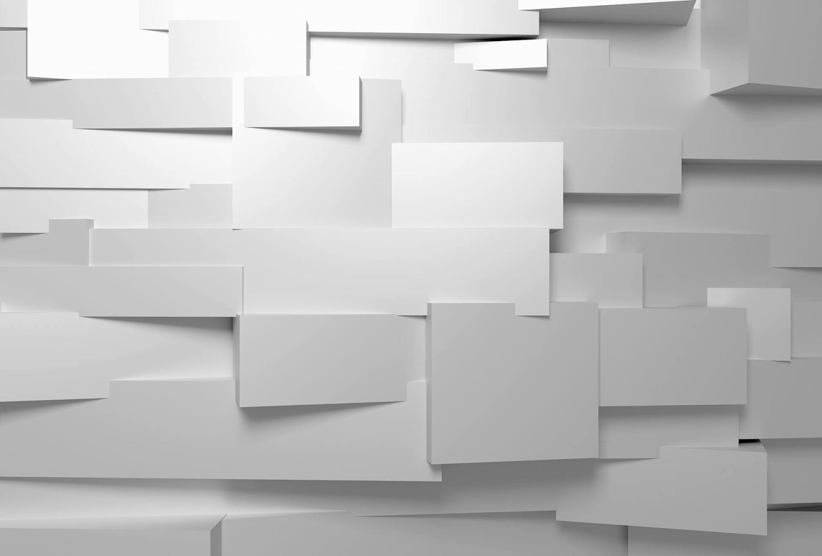 Fototapete DESIGNWALLS 2.0 - weiß-grau - 3D-Art - 2,6 Meter