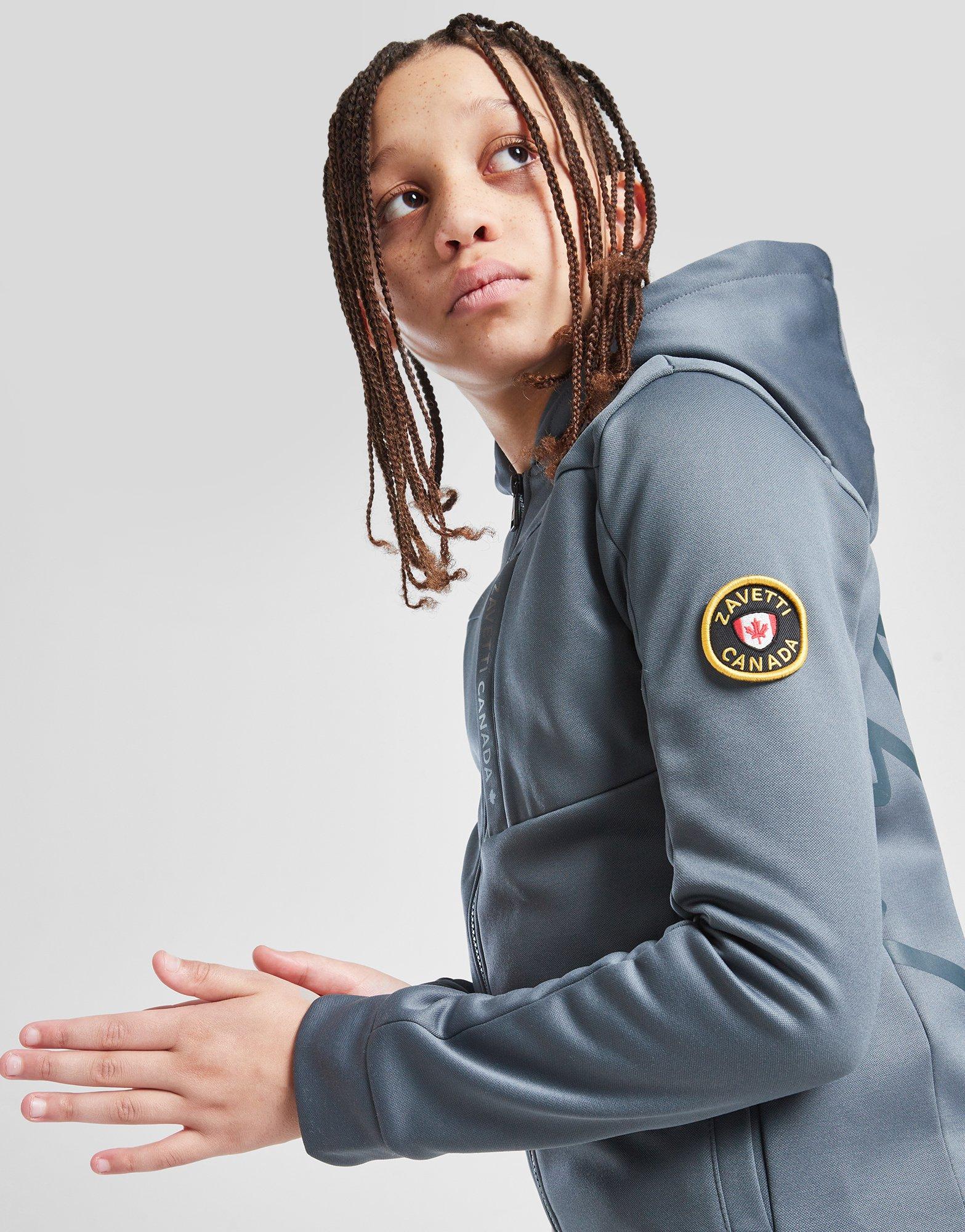 Zavetti Canada Firronino Brushed Poly Full Zip Hoodie Junior
