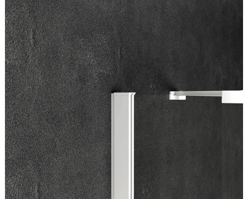 Basano Romallo R550 ronde douchecabine, 90 x 90 cm, helder glas, profielkleur mat wit