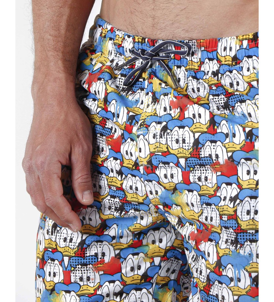Disney Donald Faces maiô azul