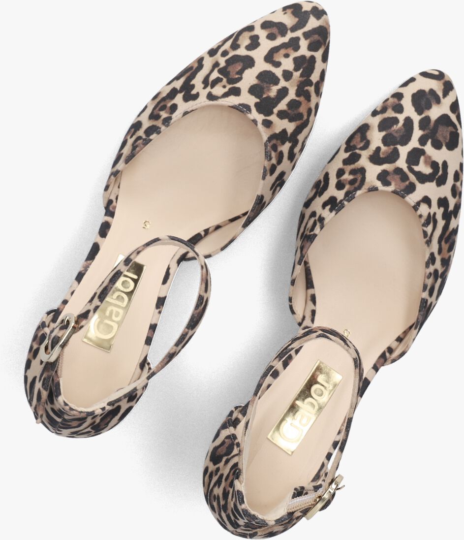 bruine gabor sandalen met hak 340