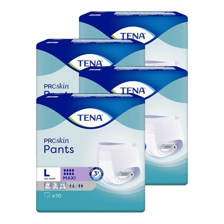 TENA Pants Maxi L Einweghosen, 4X10 St