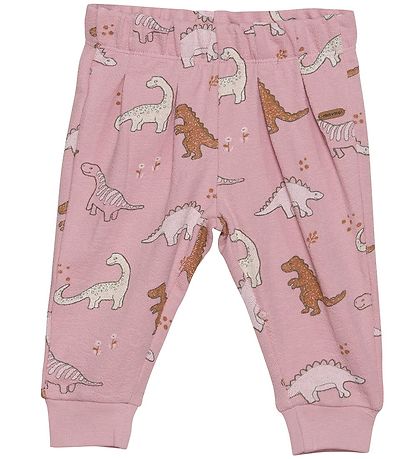 Minymo Hosen - Frottee - Zephyr m. Dinosaurier