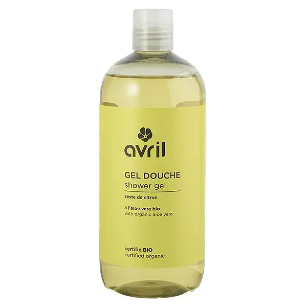 Avril Gel Douche Zeste de Citron Bio 500ml