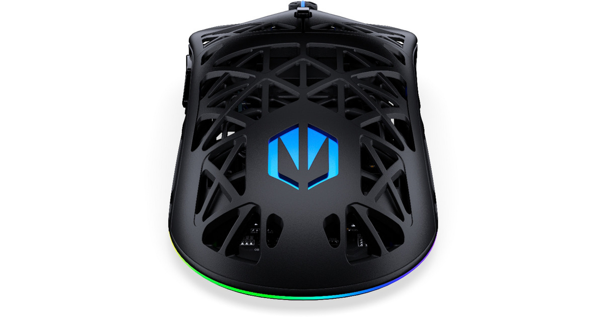 ENDORFYLIV Wireless gaming muis  (Zwart, 12.000 DPI, ARGB, USB-C / 2.4 GHz / Bluetooth)