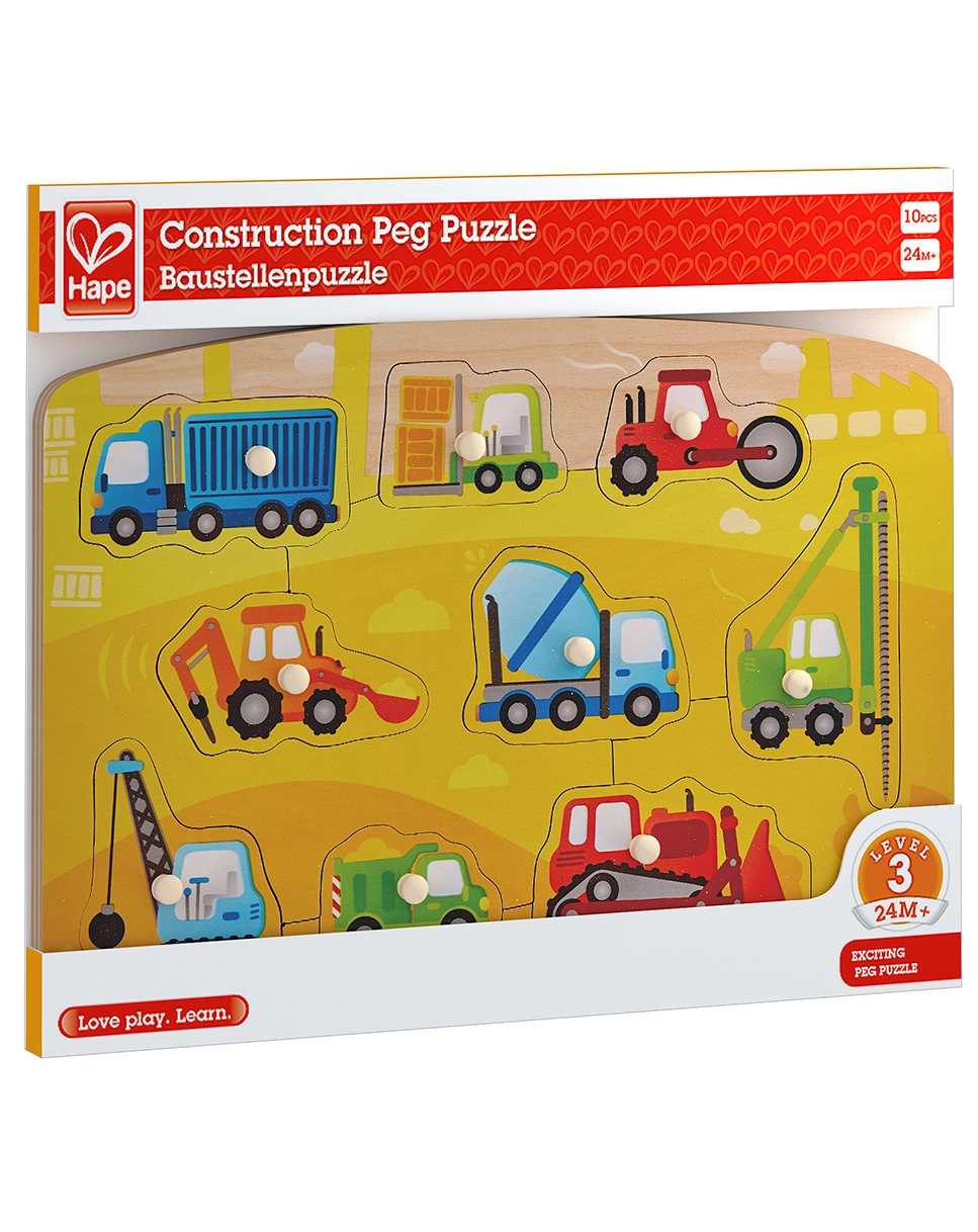 Hape Baustellenpuzzle (Kinderpuzzle)