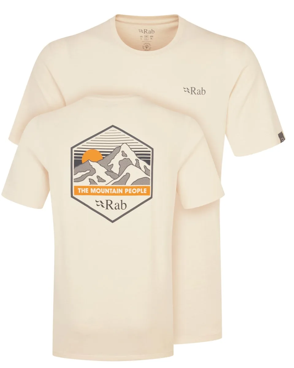 Rab Stance Mountain Peak Tee Ecru