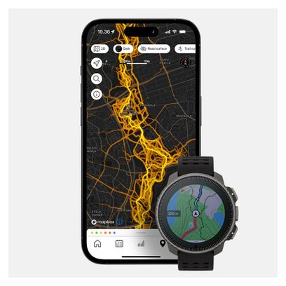 Montre GPS Suunto Vertical Titanium Solar Black - Noir