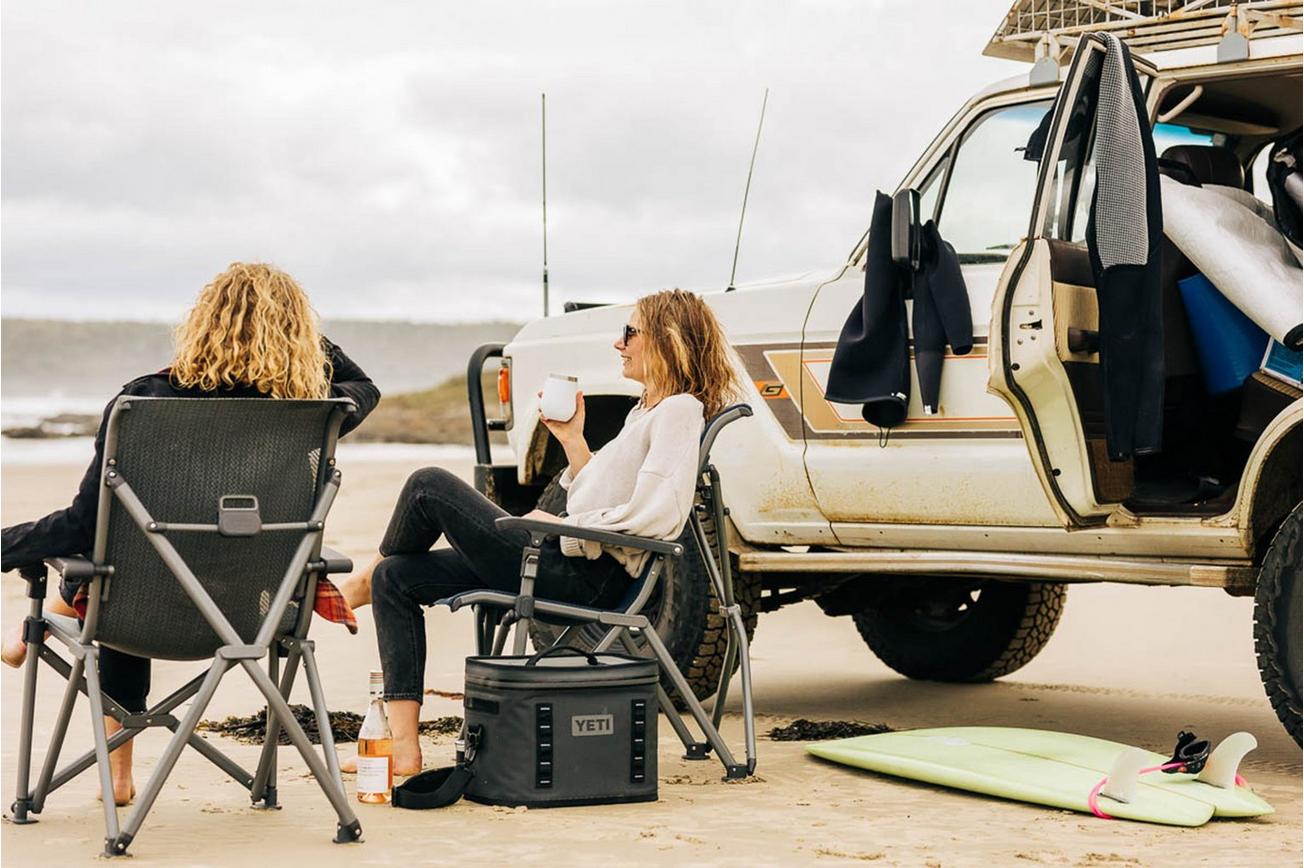 Yeti Hopper Flip 18L Cooler Bag, Charcoal Grey, koeltas met schouderband
