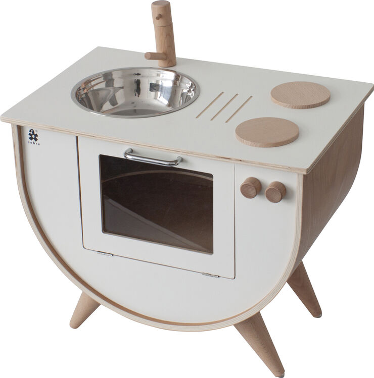 Sebra Legekøkken, classic white w/wood