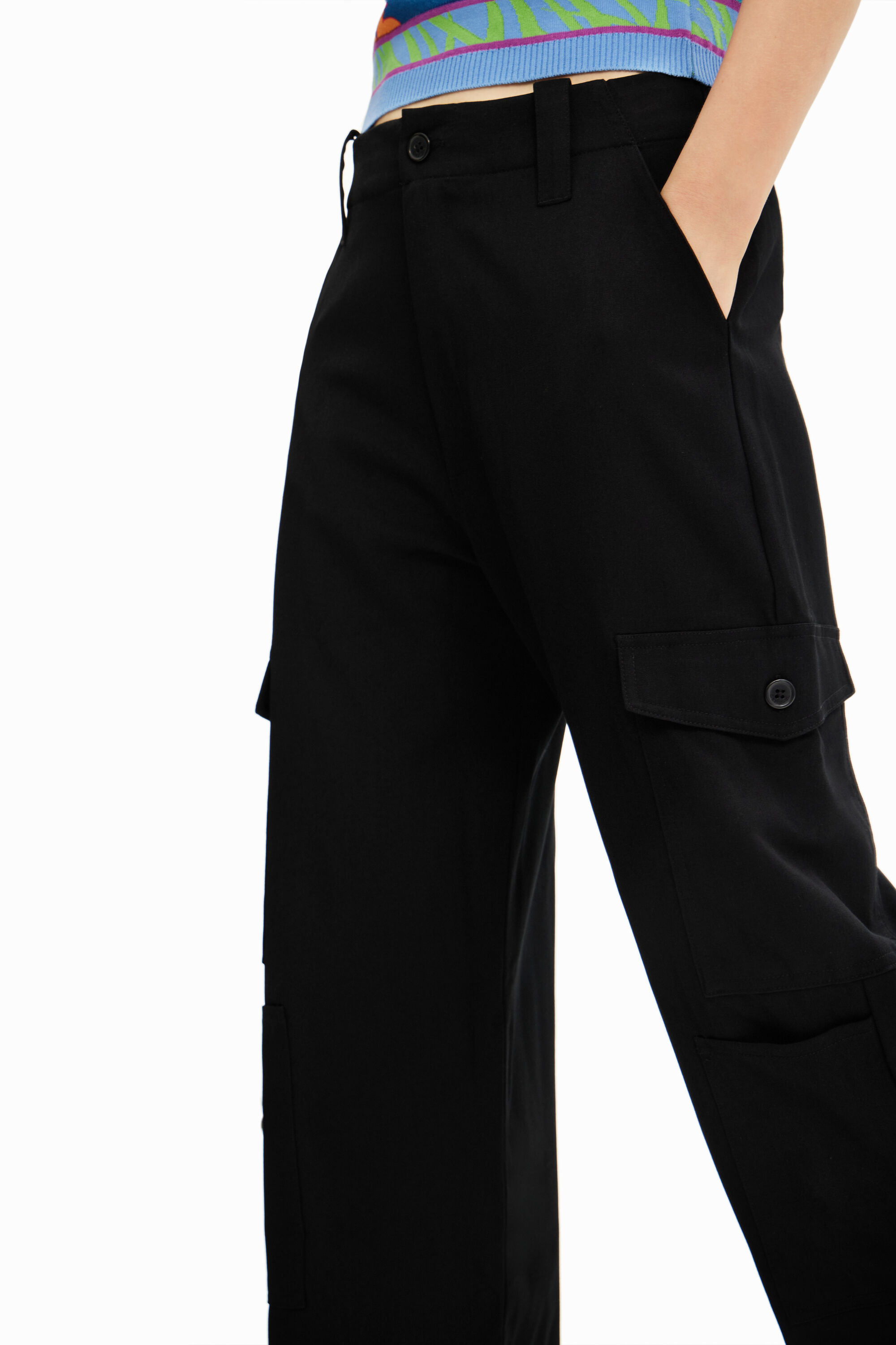 Calça cargo básica