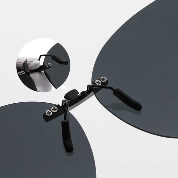 Clip-On solbriller svart
