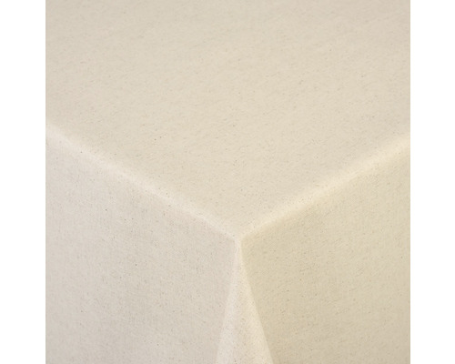 Linnen tafelkleed, crème, 140 cm breed (per meter verkocht)