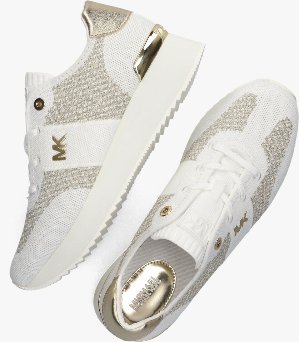 MICHAEL KORS gouden michael kors lage sneakers monique knit trainer