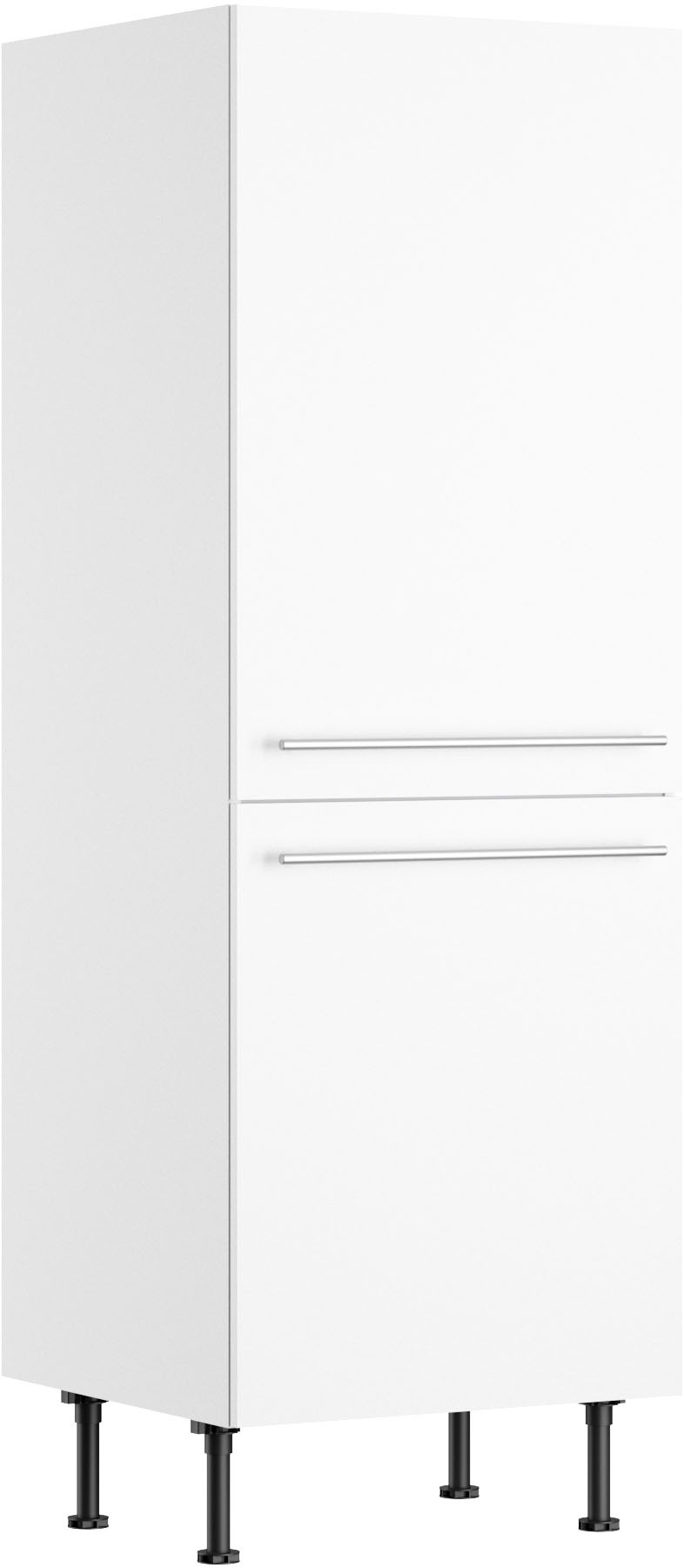 KOCHSTATION Midischrank »KS-Bern2« Breite 60 cm, Höhe 176,6 cm, 2 Türen verlascht, 3 Einlegeböden